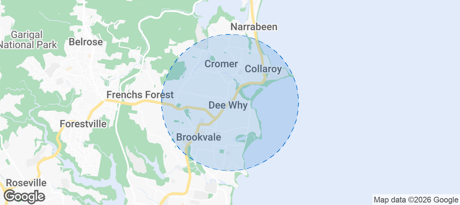 Dee Why Airbnb map